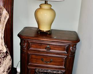 Sleighbed Bed, Dresser and Sidetables 