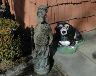 Quin Yan statue stone