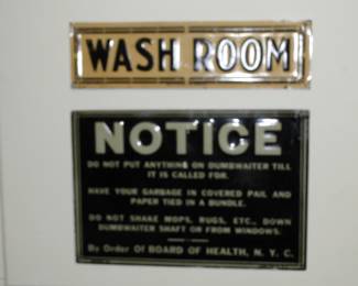 Vintage (1931) signs