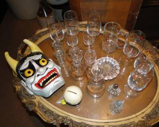 Devil mask and glasses