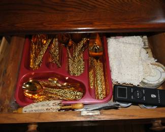 Gold Plated Flatware