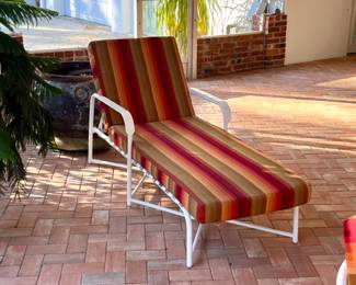 Chaise lounge with Sunbrella quick dry fabric/foam