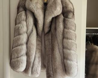 Fox Silver Fur Coat