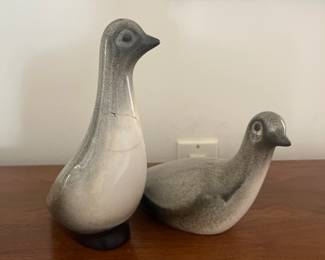 Vintage Howard Pierce porcelain birds
