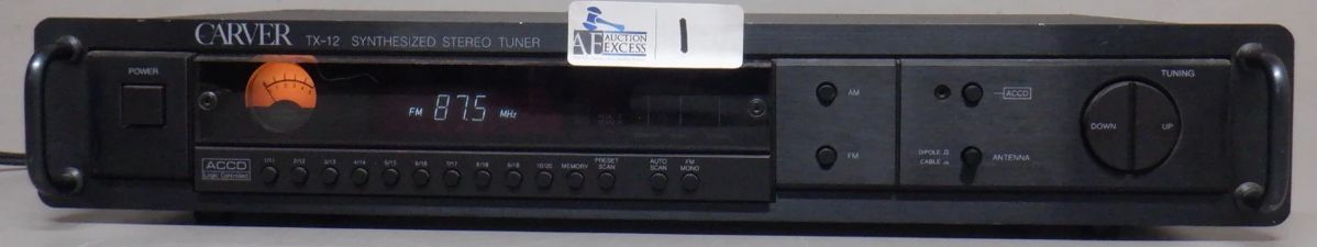 CARVER TX-12 STEREO TUNER