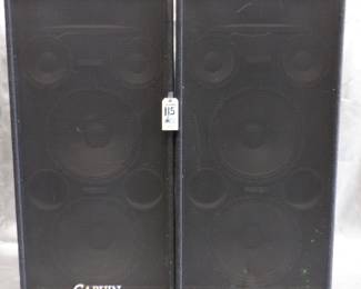 LOT OF 2 CARVIN 1588 PROFESIONNAL PA SPEAKERS