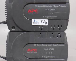 LOT OF 2 APC 500 UPS