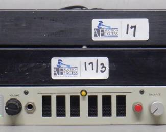 LOT OF 3 ELECTRONICS INCLUDING WOHLER AMP 1-A, 24X2 RACK MOUNT HEADPHONE MIXERS