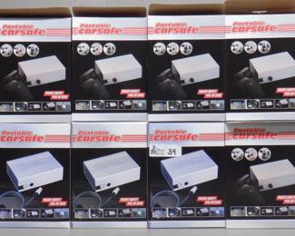 BOX PORTABLE CAR SAFES NOS 12 PIECES