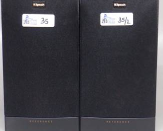 LOT OF 2 KLIPSCH RB-51 II BLACK SPEAKERS