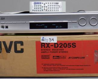 JVC RX-D205S STEREO RECEIVER IN ORIGINAL BOX
