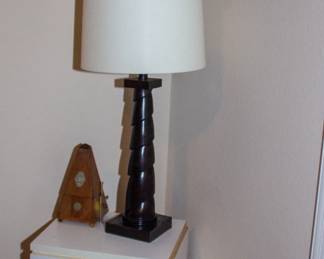 Filing cabinet and lamp