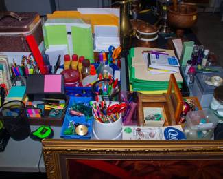 Various office supplies