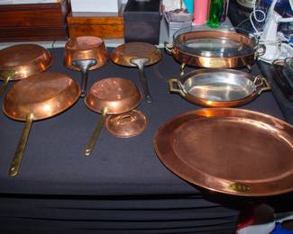Bronze pots and pans