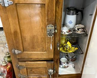 When the zombie apocalypse is here, you'll be ready with this antique icebox.