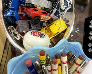 Bullet pencils and antique toys for the kid in you.