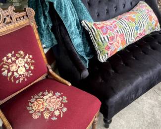 Loveseat ON SALE! and a beautiful chair.