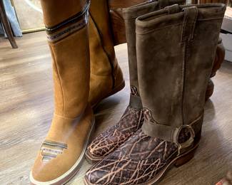 These boots were made for walking and they can't do that unless you buy them.  Elephant hide btw.