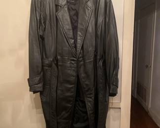 Wilson leather overcoat
