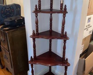 Vtg corner shelf