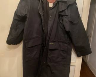 retro oilskin duster