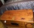 copper decorated cedar chest