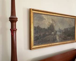 212. Queen Four Poster Bed 