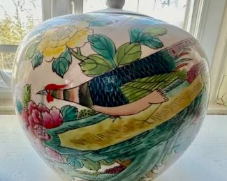 228. Antique Asian Ginger Jar (10")