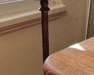 176. Vintage Brass Floor Lamp