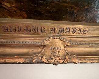 83. Oil on Canvas by Arthur A. Davis "Full Cry" (33" x 45")