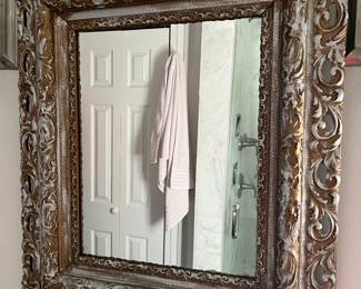 219. Mirror w/ Ornate Frame (20" x 28")