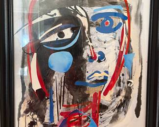 134. Mixed Media Art by Taronson (17" x 23")