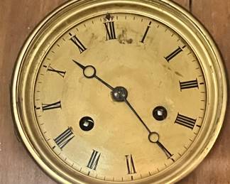 22. Antique French Tall Clock  (14" x 8" x 84")