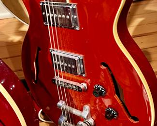 64. Hammer Studio Electric Guitar 433236 USA w/Case 65. Hammer Studio Electric Guitar 090026 USA w/ Case