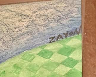 161. Signed Multi Media Art by Zayon