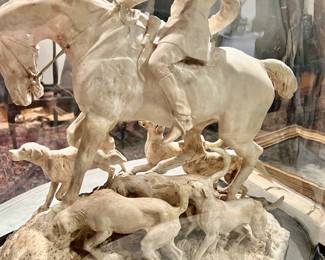 264. Maquette by artist JW Good. it is one of a find because this piece was never made into a bronze. Purchased 20 years ago at Manhattan Antique Center