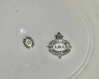14. Limoge Decorative Plate w/ Gilt Edge (9")