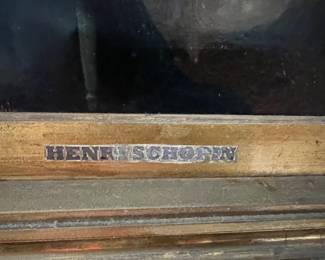 207. Signed Oil on Panel by Frederic Henri Schopin, Scene of Two 18thC Ladies Admiring Jewelry (10.6" x 8.5")