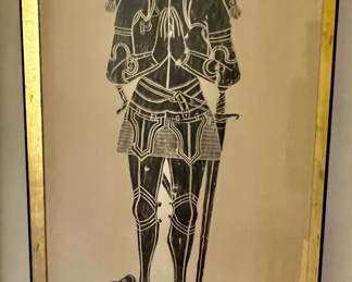 154. Tombstone Rubbing (20" x 47")