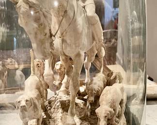 264. Maquette by artist JW Good. it is one of a find because this piece was never made into a bronze. Purchased 20 years ago at Manhattan Antique Center