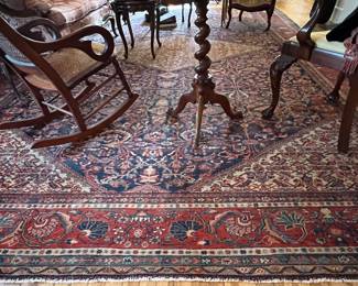 39. Antique Sultanabad Carpet in Ferahan Style (19' x 11'6")