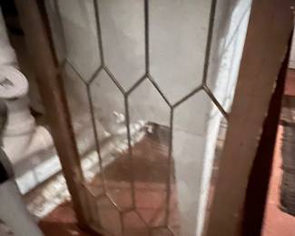 251. Leaded Glass Panel (19" x 31")