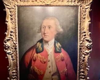 113. Oil on Canvas Portrait "General Townshend" (27" x 21")