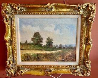 121. Landscape w/ Small Equestrian Scene by Hewelyn (13" x 10")