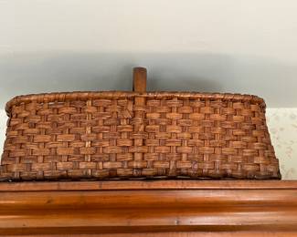 179. Vintage Woven Basket (24")