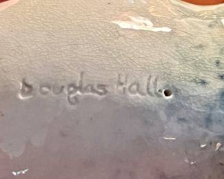 27. Pair of Signed Horse Sculptures by Douglas Hall (8" x 3" x 8")