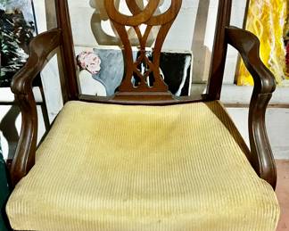 244. Chippendale Arm Chair (24" x 20" x 40")