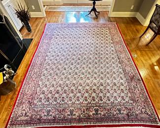 16’ x 10’ handwoven rug in beautiful condition