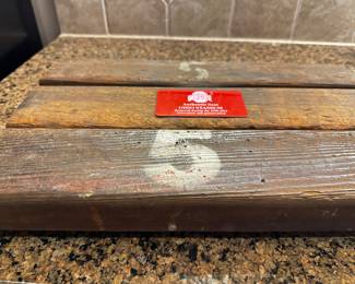 Check out this cool Ohio State piece of memorabilia! Authentic seat from the stadium removed during 1998-2001 renovation and preservation.