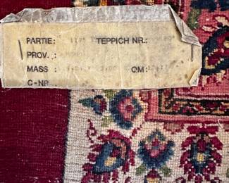 16’ x 10’ handwoven rug in beautiful condition